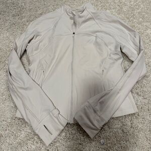 Like New Lululemon Cropped Nulu Size 14 Jacket - Tan